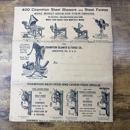 1911 champion blower - 1911, forge