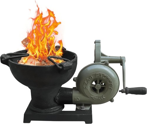 Forge furnace with - furnace, blower