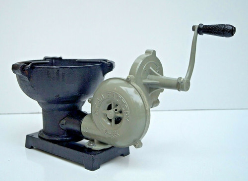 Pedal operated iron coal forge - iron,